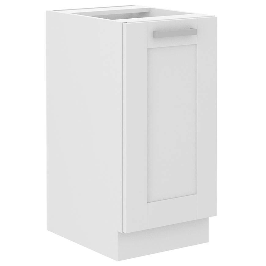 Kuchyňská skříňka LUNA bílá mat/bílá 40d 1f bb Baumax