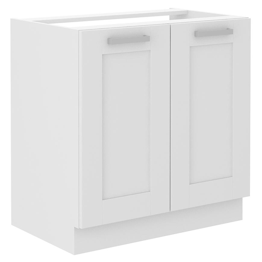 Kuchyňská skříňka LUNA bílá mat/bílá 80zl 2f bb Baumax