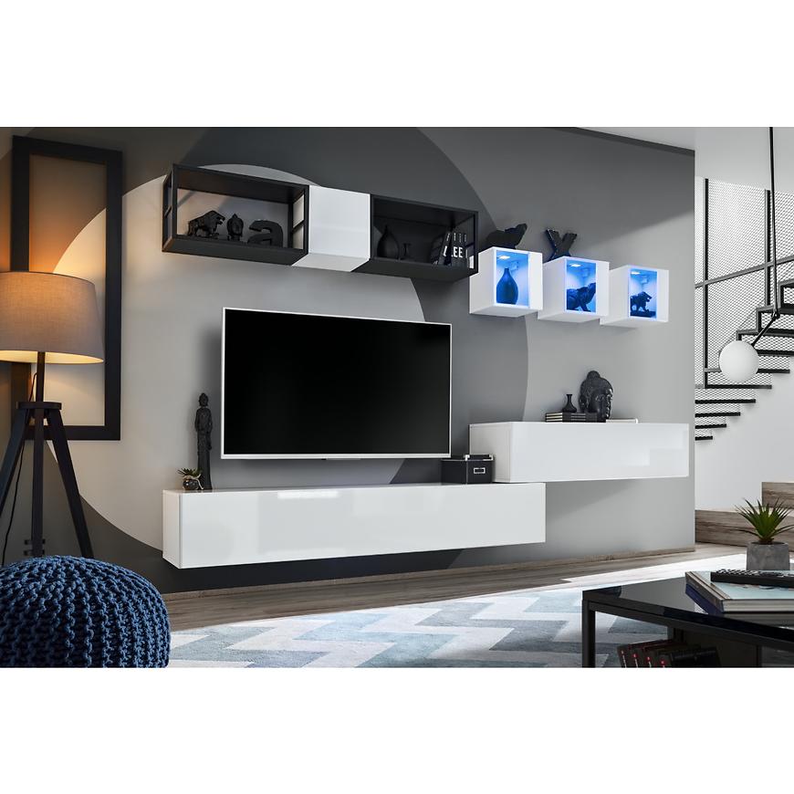 Obývaci Stena SWITCH met III bílá ws swm 3 Baumax