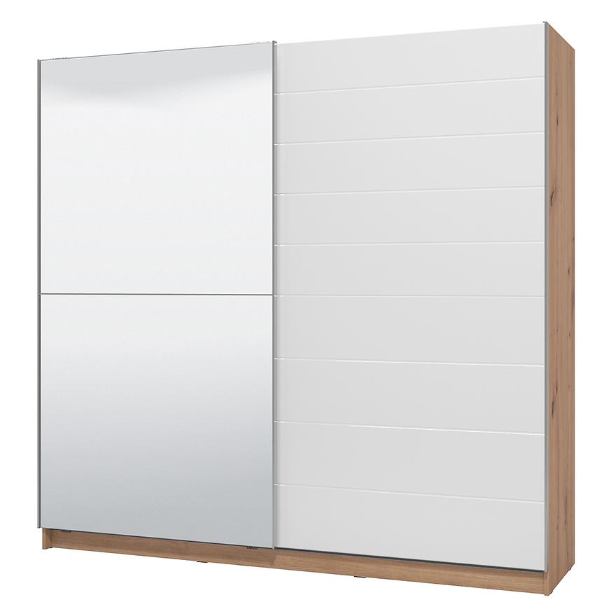 Skříň Mondego 220 artisan/bílá lesk Baumax