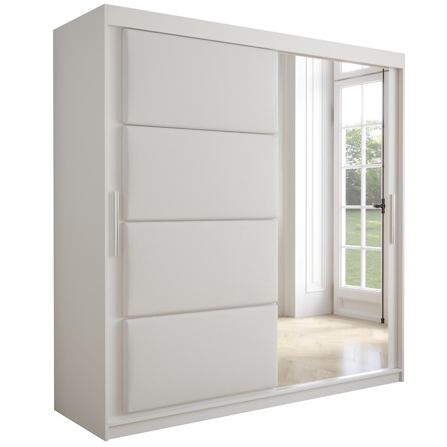 Skříň Tapi 200 Bílý/Bílá Eko Kůže Baumax