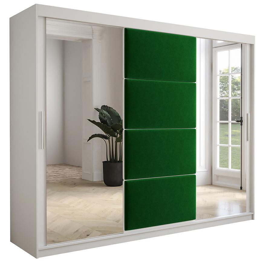 Skříň Tapi 250 Bílý/Zelená Baumax