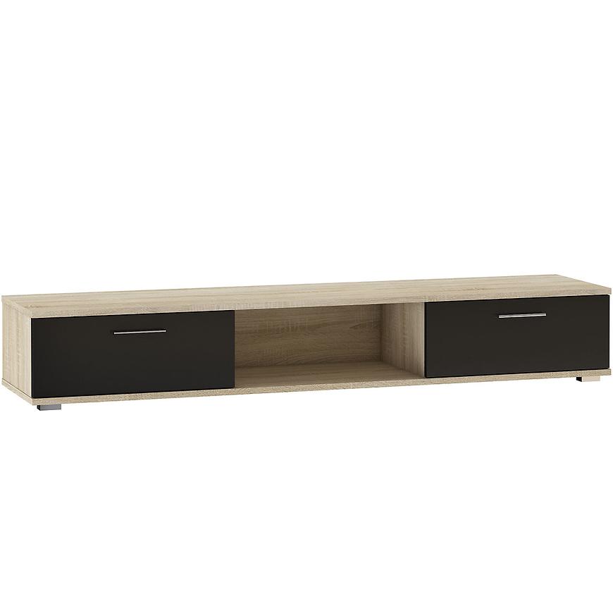 Tv Stolek Sella dub sonoma/černý mat Baumax