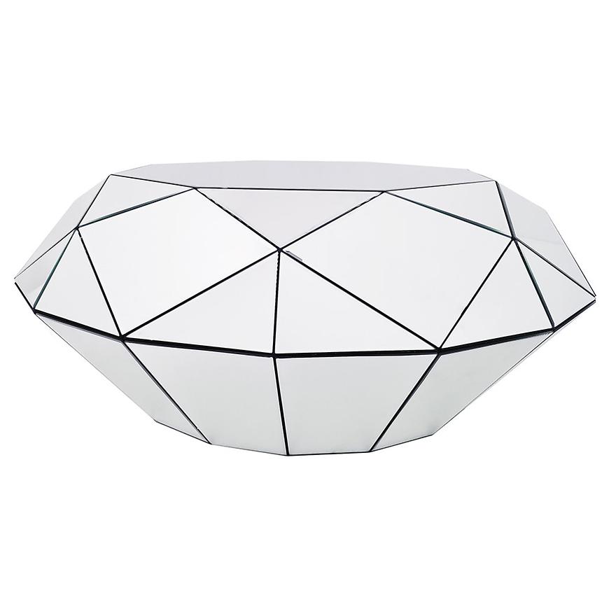 Konferenčni Stolek Mirror ˝DIAMENT” zrcadlo 117x117x46 Baumax