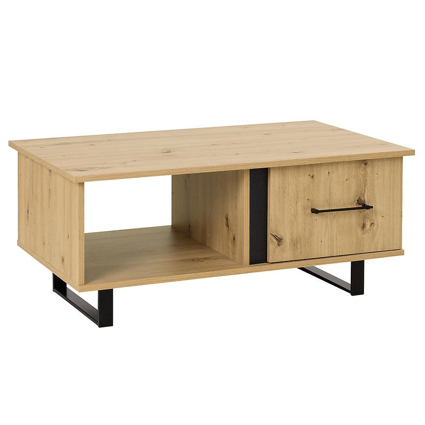 Konferenční stolek Francis 8 Dub Artisan/Černá Baumax