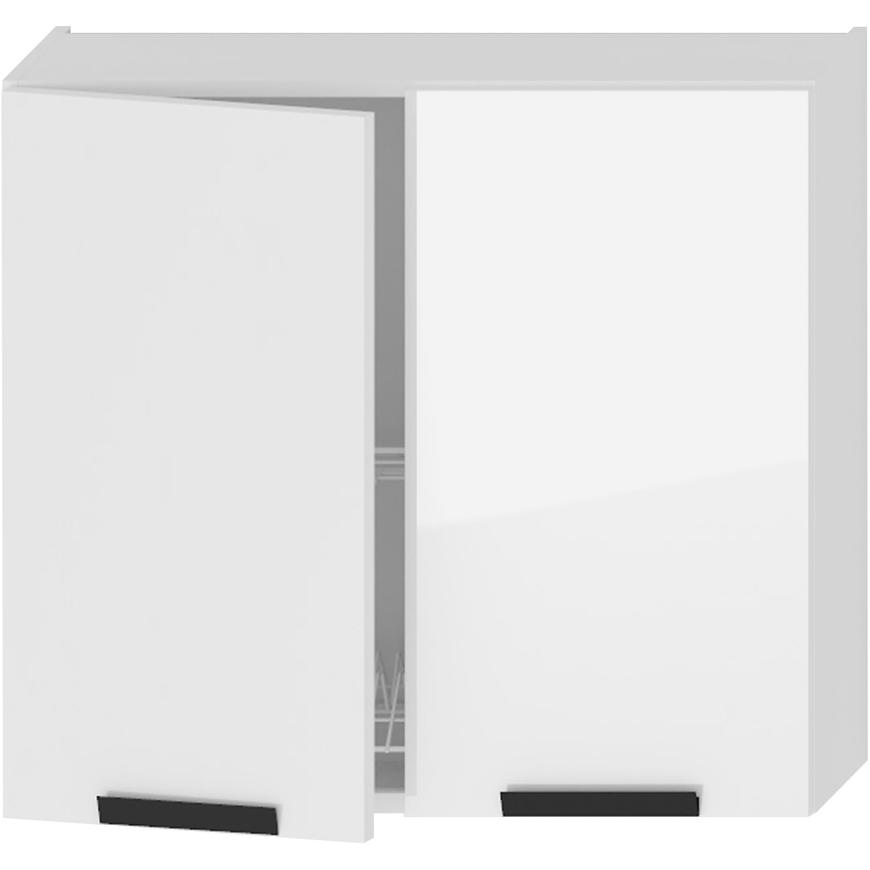 Kuchyňská Skříňka Denis W80su Alu bílý puntík Baumax