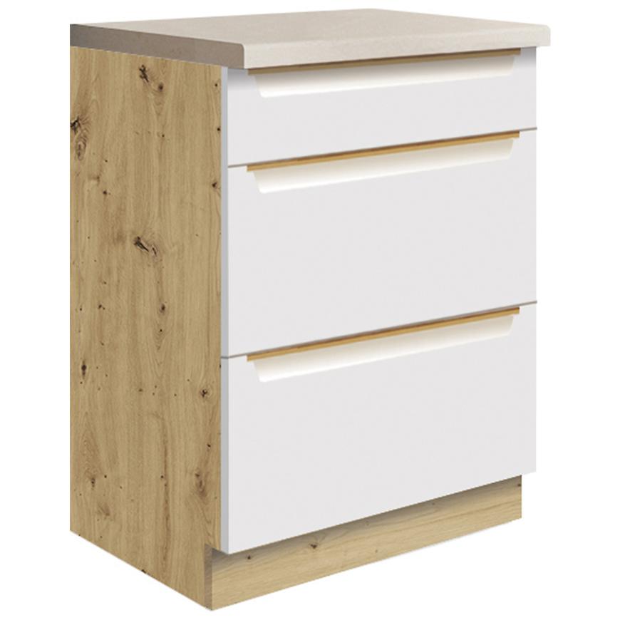 Kuchyňská Skříňka Glamour 10d White Baumax