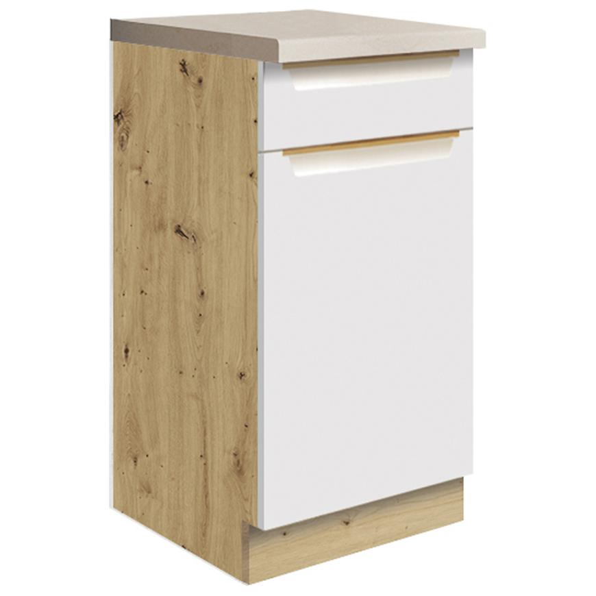 Kuchyňská Skříňka Glamour 2d White Baumax