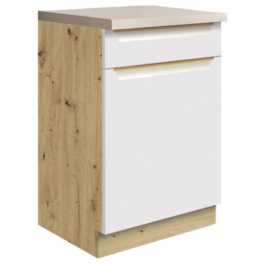 Kuchyňská Skříňka Glamour 4d White Baumax