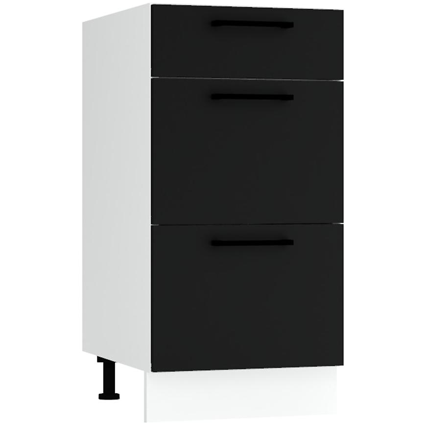 Kuchyňská Skříňka Max D40s/3 Černá Baumax