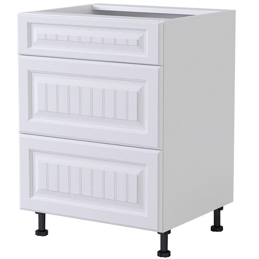 Kuchyňská Spodní Skříňka Se Zásuvkami Inter Bílý Mat Ds-60(1+2) Baumax