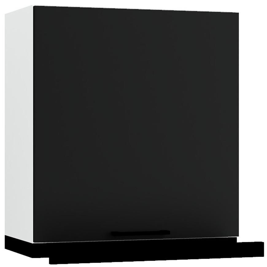 Kuchyňská skříňka Max W60/68 Slim Pl s černou kapucí černá Baumax