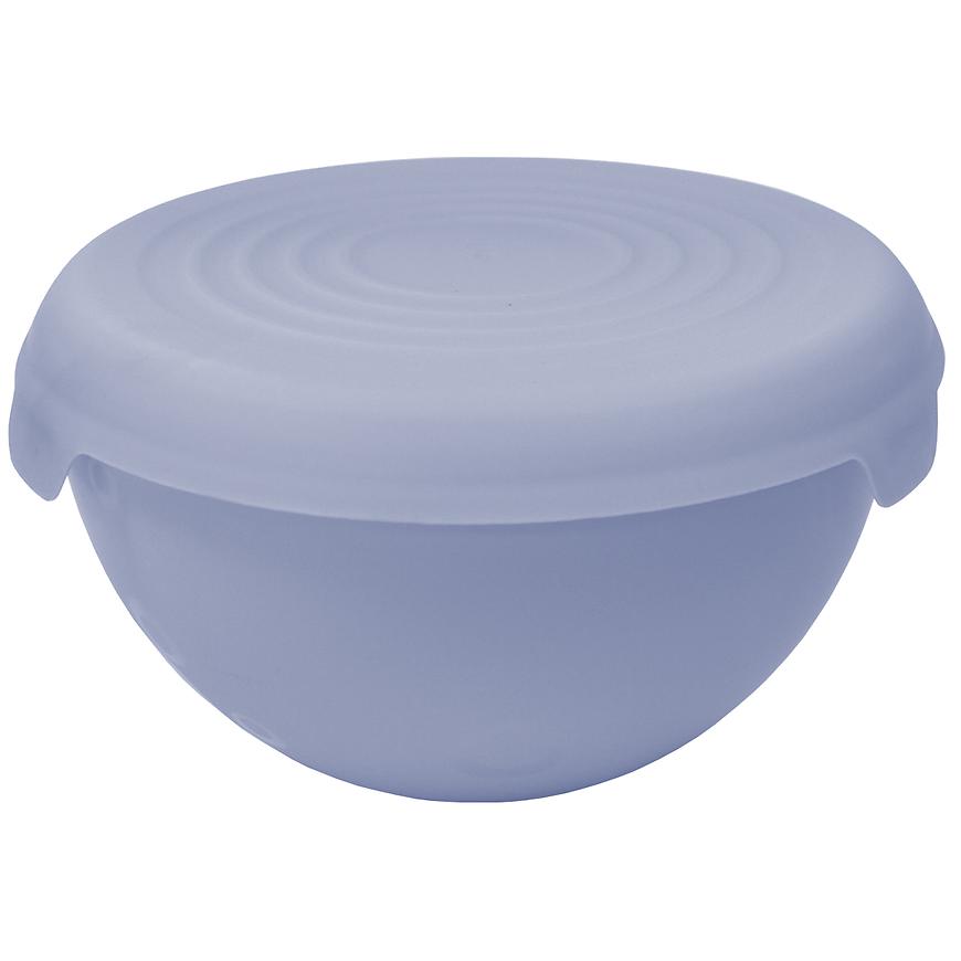 Miska 1.5 l s víkem modrá pastelová