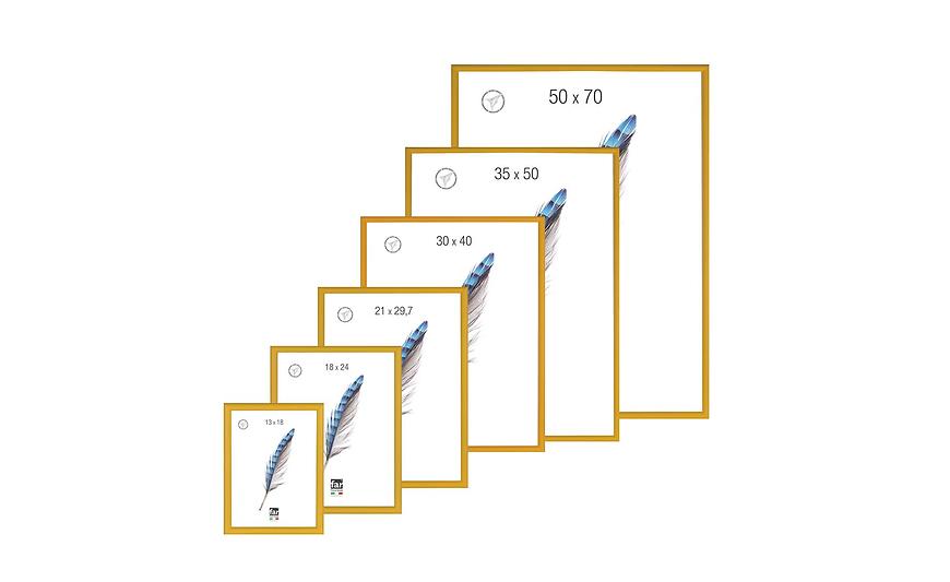 Rám na obraz Virius 2 13X18 cm žlutý Baumax