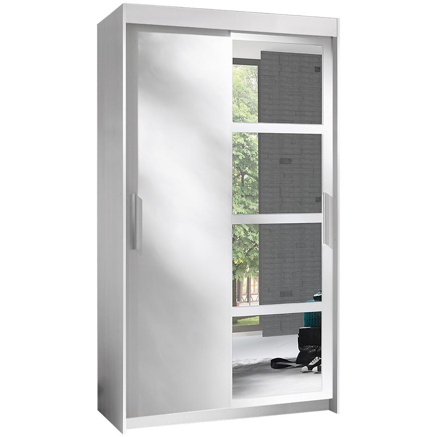 Skříň Nero 120 Bílý/Zrcadlo Baumax