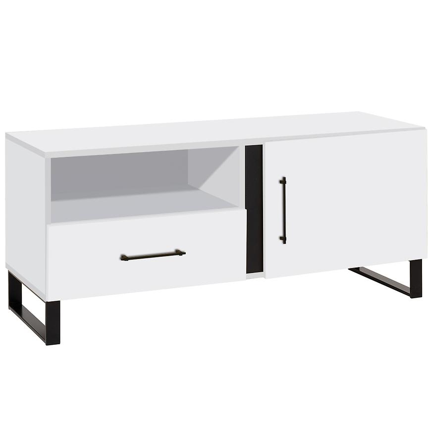 TV Stolek Francis 6 Dub Bílá / Černá Baumax