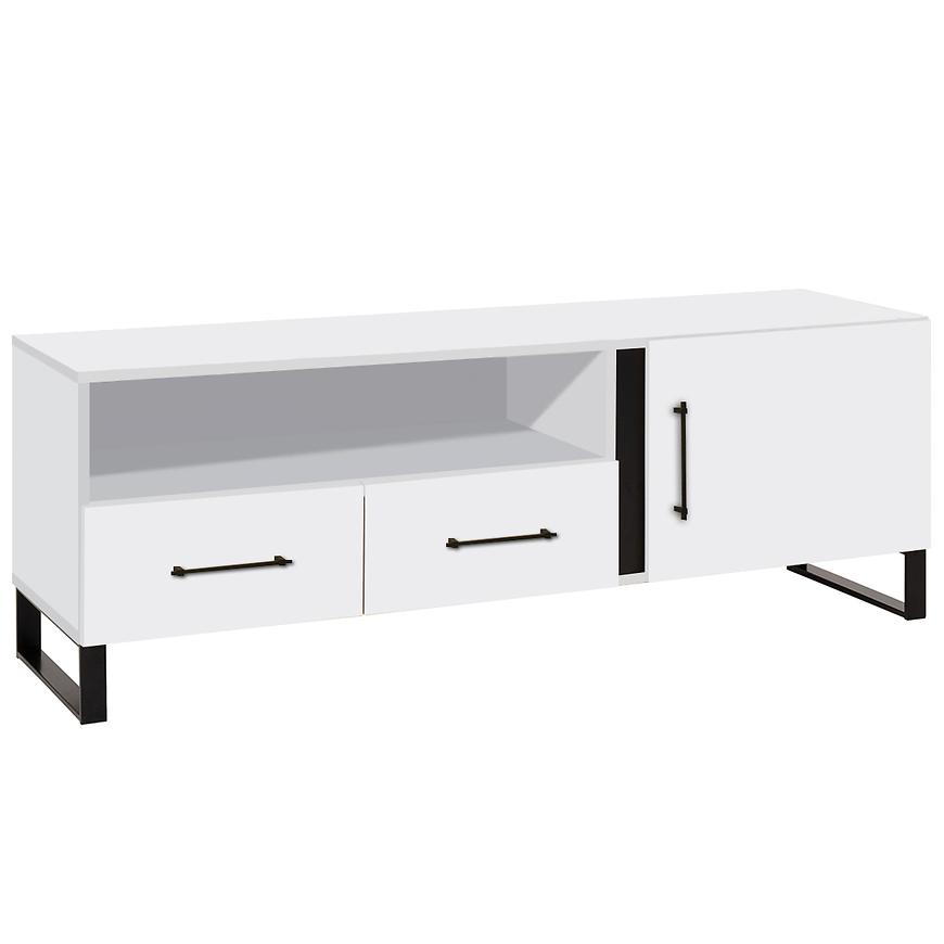 TV Stolek Francis 6 Dub Bílá / Černá Baumax