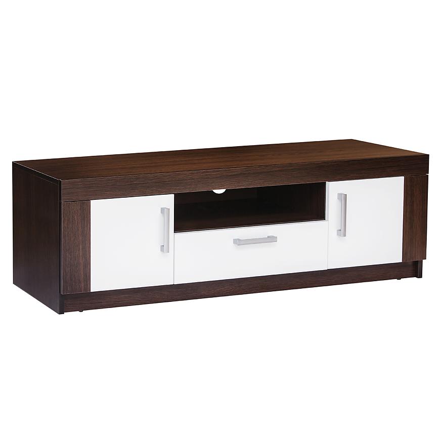 TV Stolek Livia bílá+venge Baumax