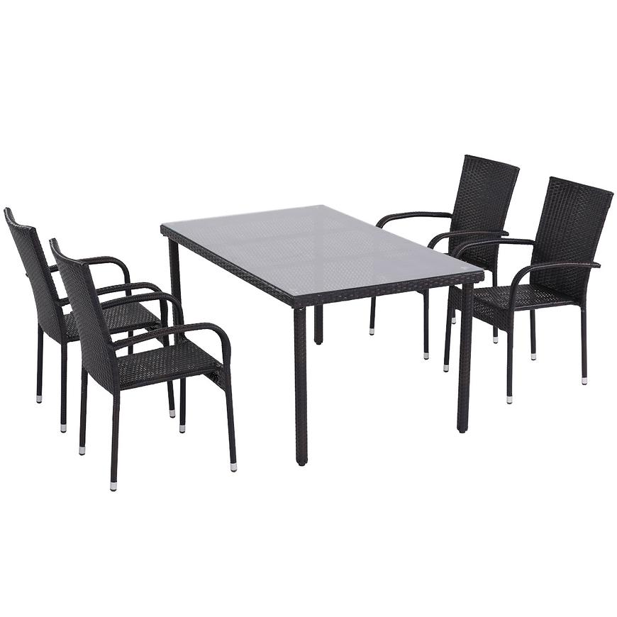 Zahradní souprava HAITI ratan 1+4