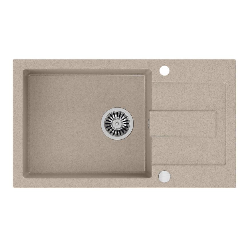 Dřez Chrystian 136 780x450x185 béžový Baumax