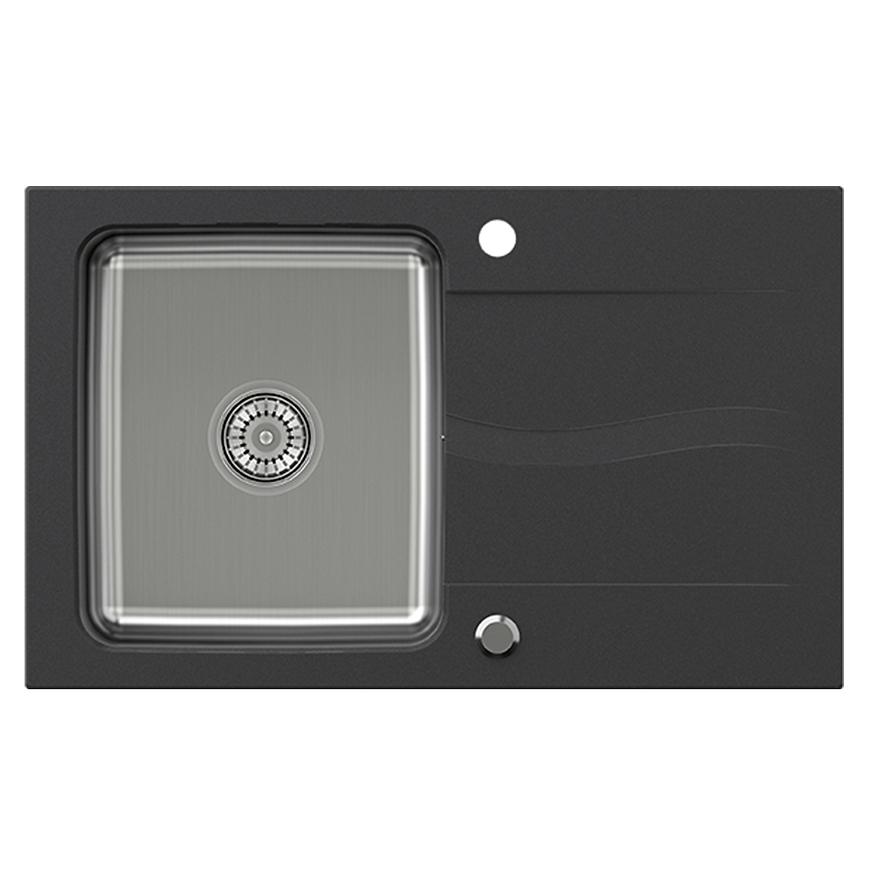 Dřez Michael 111 780x480x190 černý Baumax