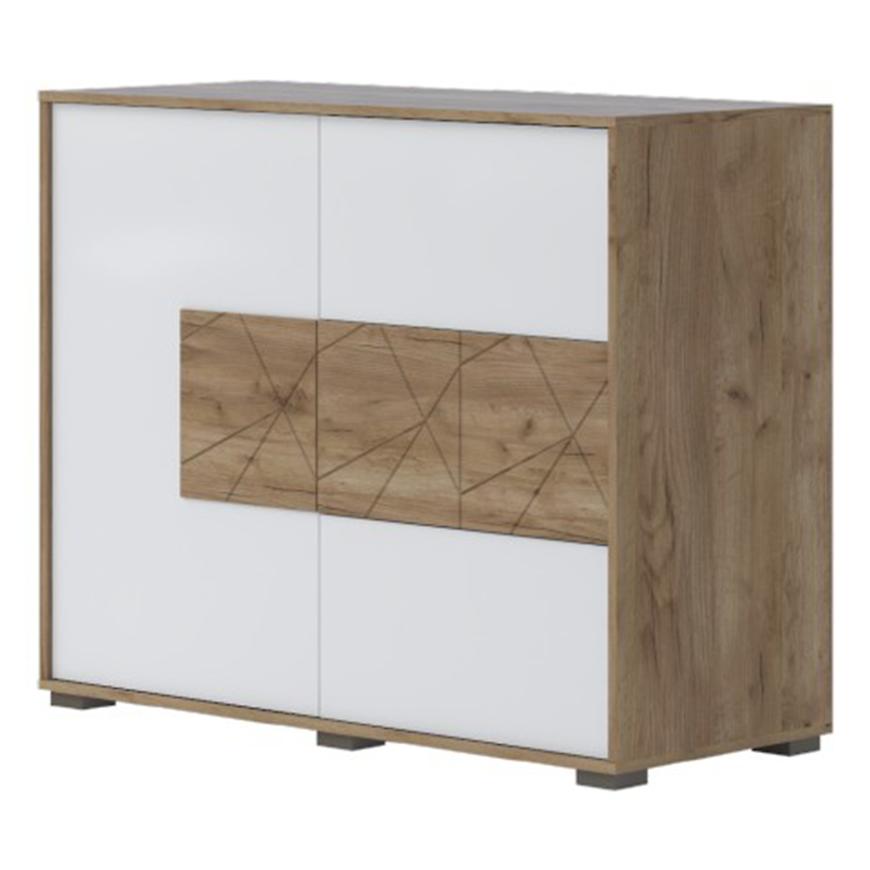 Komoda 1d3s Stella k13/st pacific walnut/beige Baumax