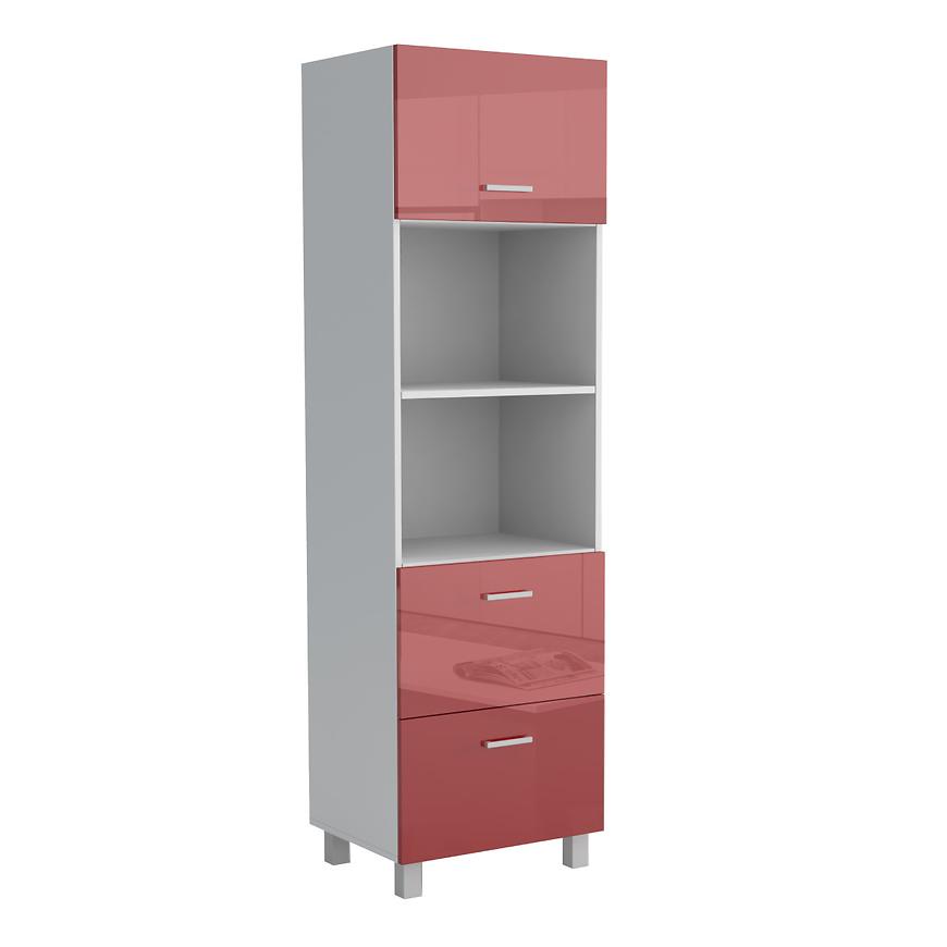 Kuchyňská Skříňka Lucjan 60kpm 1f2s 2100 lux červená Baumax