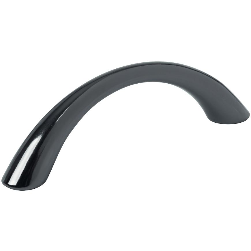 Nábytková úchytka Gitka 64 mm lesklý černý nikl Walteco