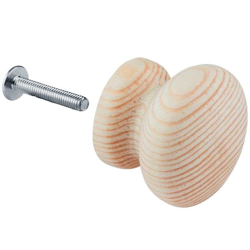 Nábytkový knopek Jena o 33MM borovice PŘÍR. Walteco