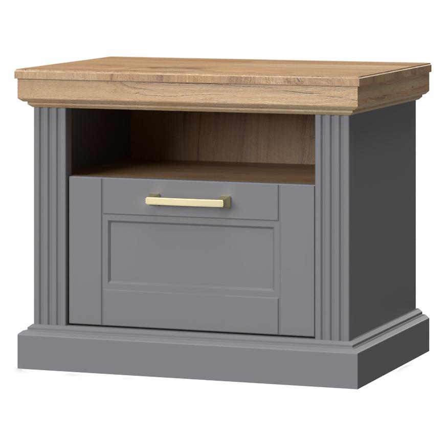 Noční Stolek Tara ns1/ta graphite/pacific walnut Baumax