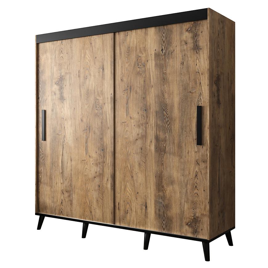 Skříň Edmonton t 200 dub kaštan wrocławski Baumax