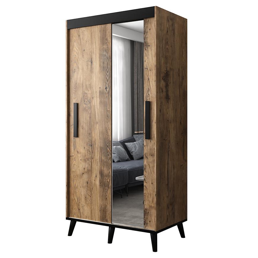 Skříň Edmonton t2 100 dub kaštan wrocławski Baumax