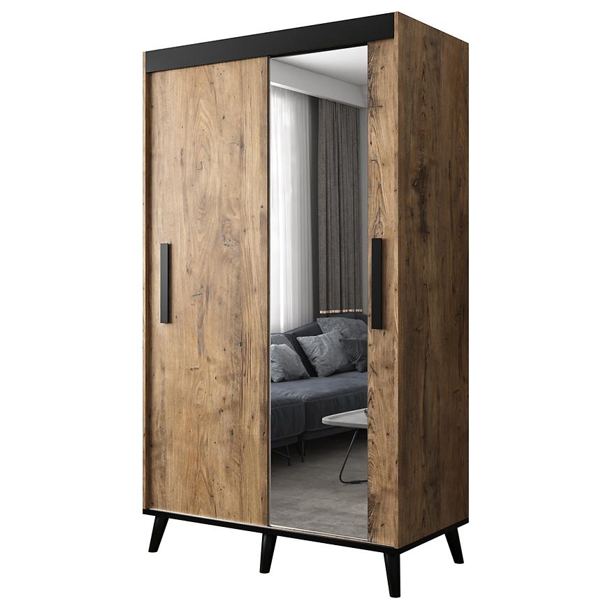 Skříň Edmonton t2 120 dub kaštan wrocławski Baumax