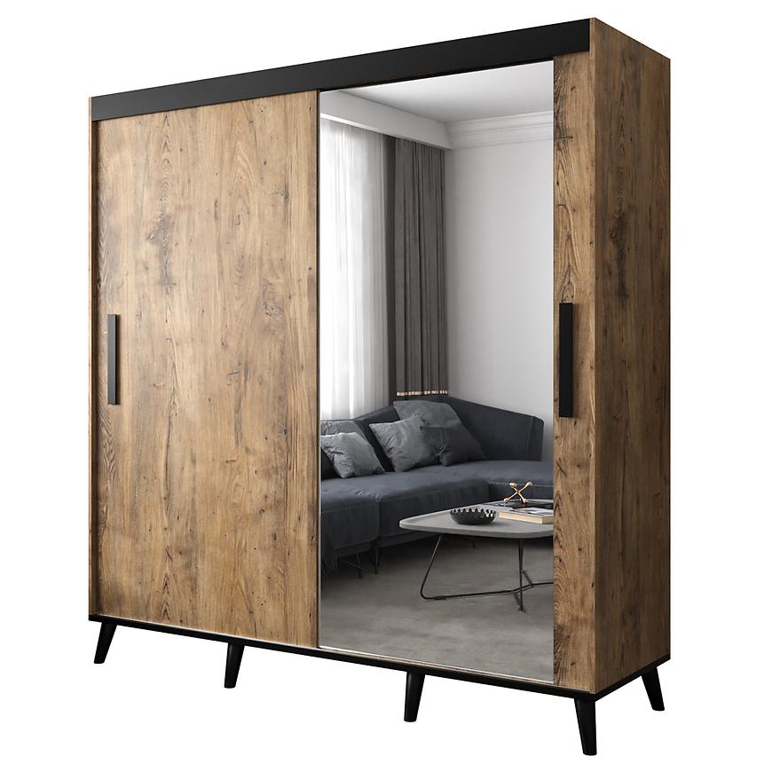 Skříň Edmonton t2 200 dub kaštan wrocławski Baumax