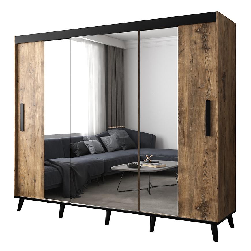 Skříň Edmonton t2 250 dub kaštan wrocławski Baumax