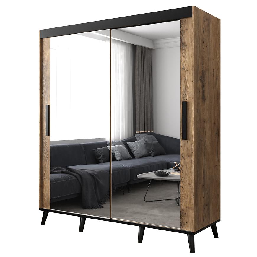 Skříň Edmonton t3 180 dub kaštan wrocławski Baumax