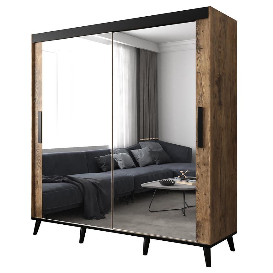 Skříň Edmonton t3 200 dub kaštan wrocławski Baumax