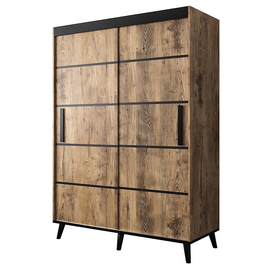 Skříň Edmonton v1 150 dub kaštan wrocławski Baumax