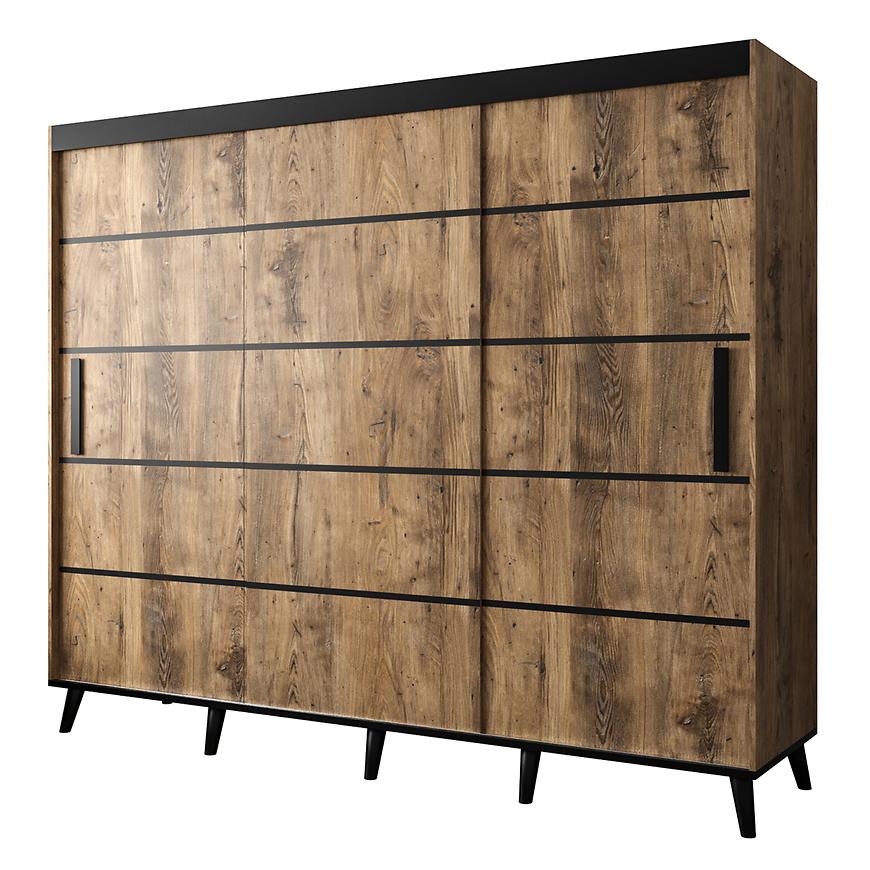 Skříň Edmonton v1 250 dub kaštan wrocławski Baumax