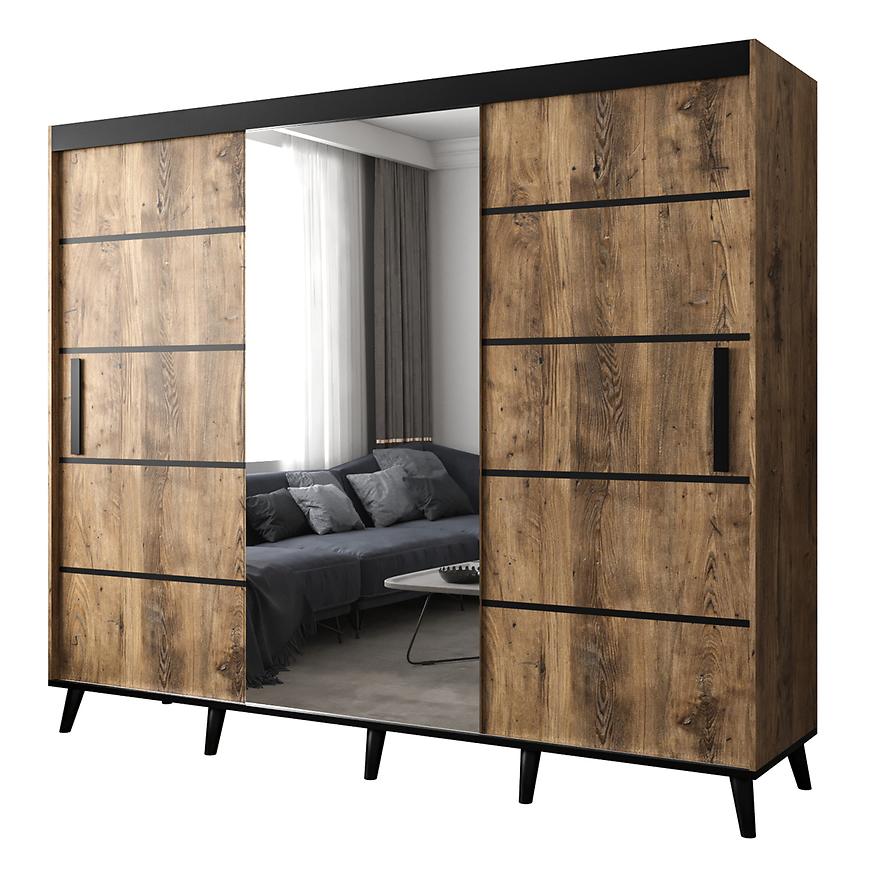 Skříň Edmonton v2 250 dub kaštan wrocławski Baumax