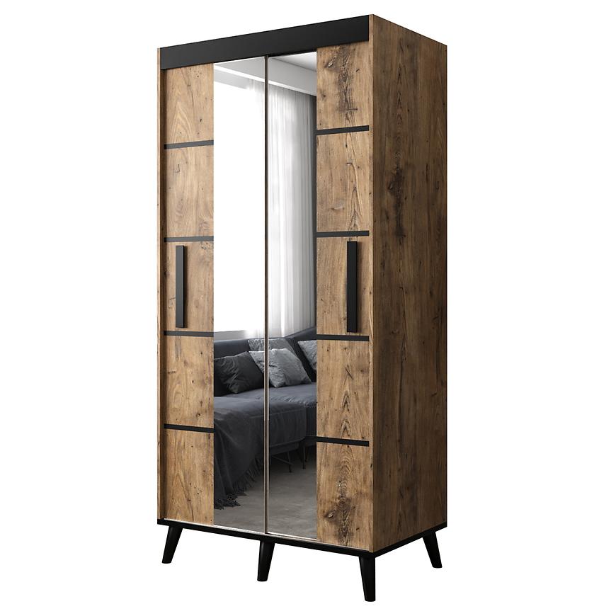 Skříň Edmonton v4 100 dub kaštan wrocławski Baumax