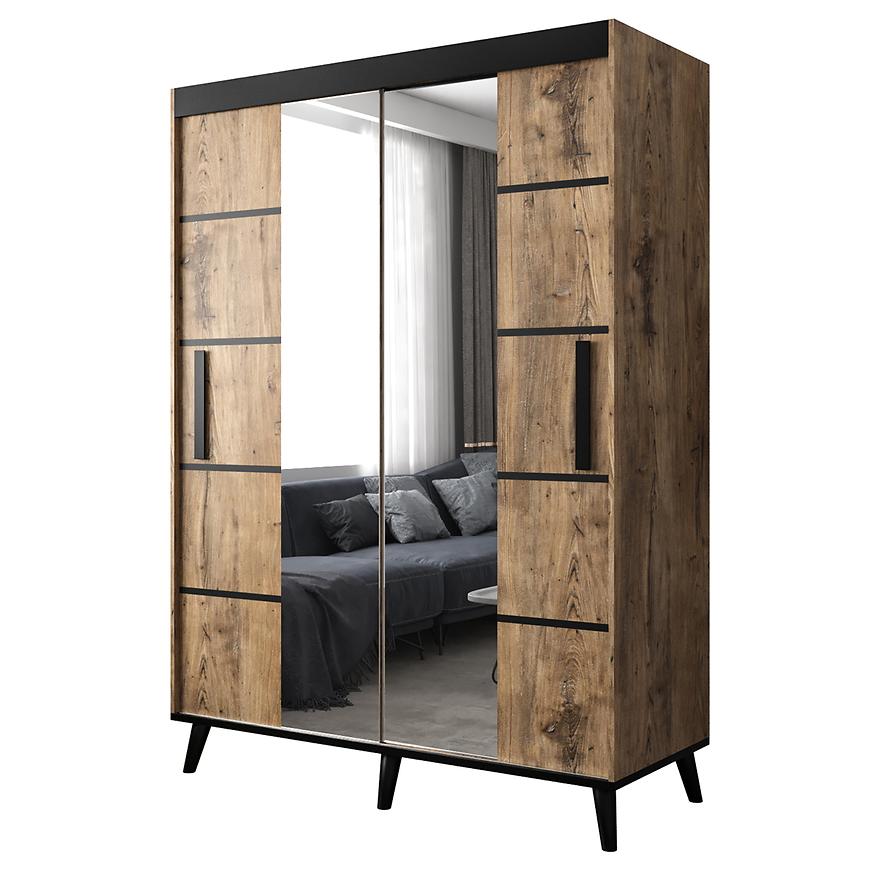 Skříň Edmonton v4 150 dub kaštan wrocławski Baumax