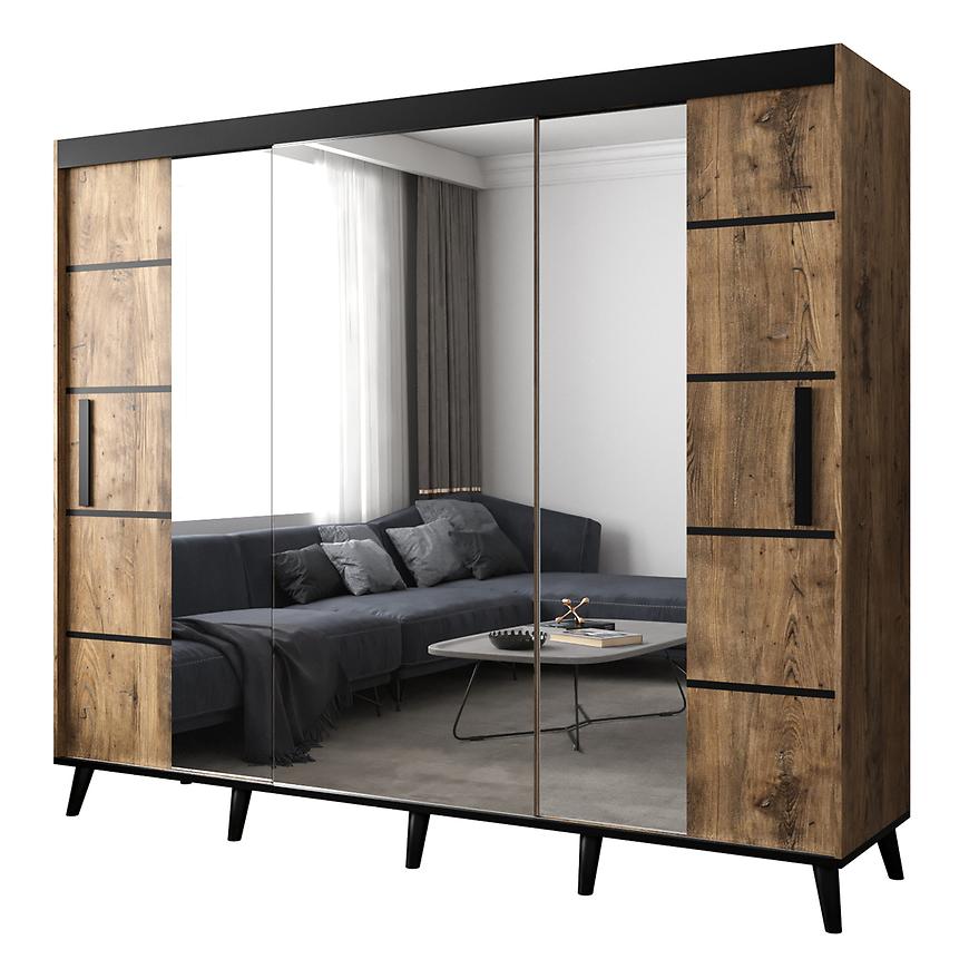 Skříň Edmonton v4 250 dub kaštan wrocławski Baumax