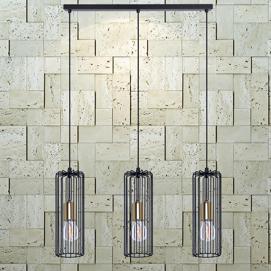 Svitidlo Gabia Černá/Zlatý K-4936 LW3 Baumax