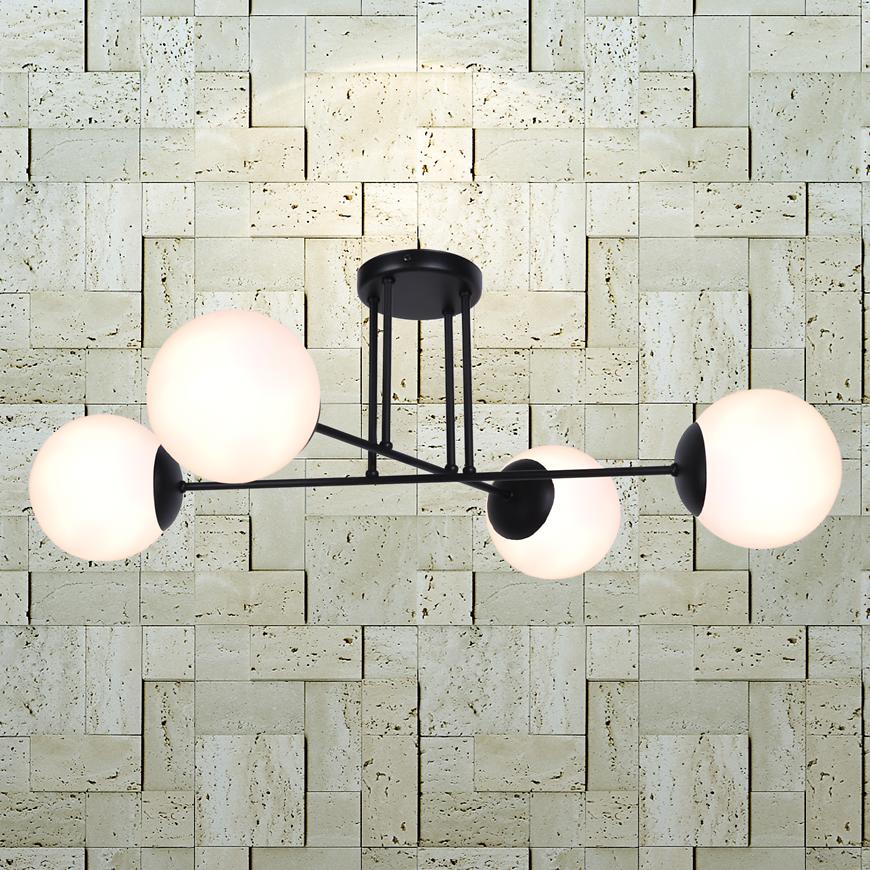 Svitidlo Savoy Černá/Bílý/Kov K-4924 LW4 Baumax