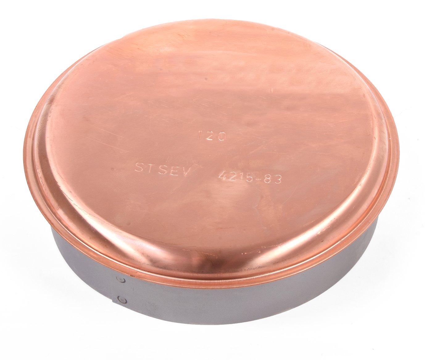 Víčko kouřové Cu - 125mm