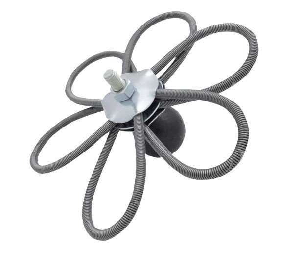 Růžice komínová M12 - 150mm se závažím