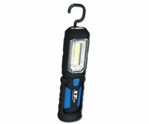 LED svítilna montážní 2W COB LED + 1W LED 3xAAA