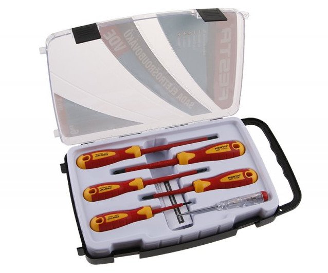 Sada šroubováků VDE 6ks se zkoušečkou Festa 18413