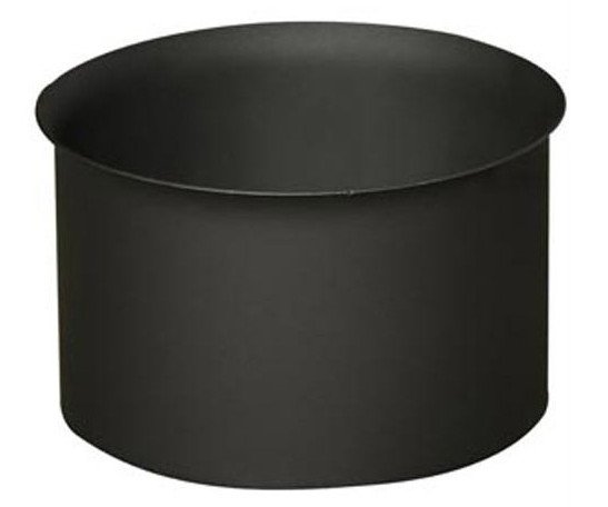 Zděř kouřová černá silnostěnná - 150mm